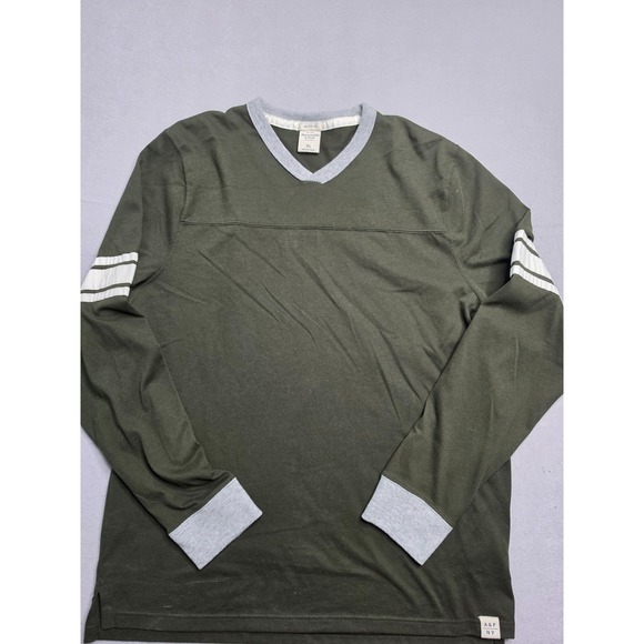 Abercrombie & Fitch Other - Abercrombie & Fitch Shirt Men's XL Green Cotton Muscle Fit Side Slit Long Sleeve